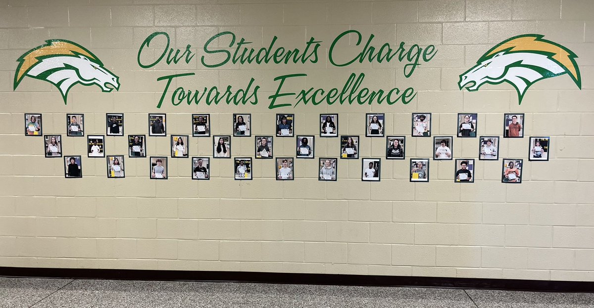 Introducing the first group of Students of the Month. Every teacher selected a student of the month from their classes. At Ayden-Grifton our students #ChargeTowardsExcellence
