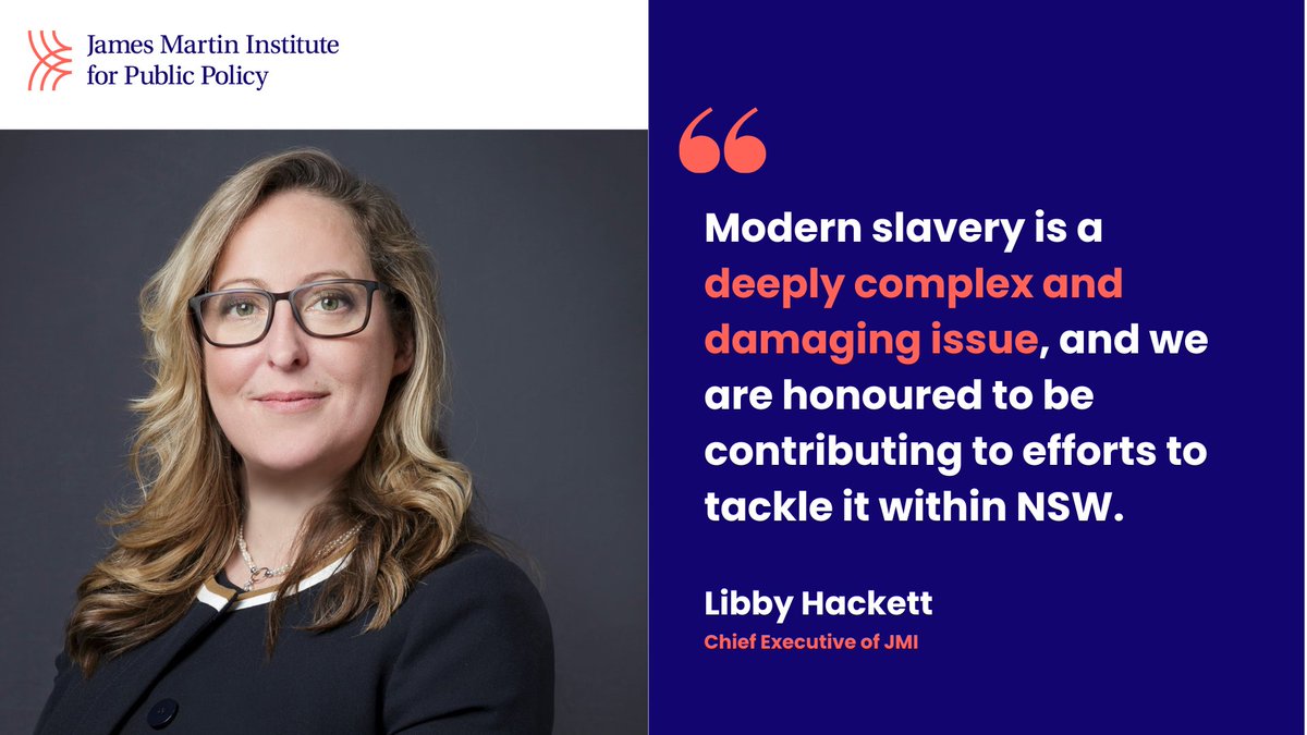 Between 1,500-15,000 people are estimated to be in #modernslavery in Australia, and 50 million worldwide. The process of developing a strategic plan provides an opportunity to identify where risks exist in NSW, where responses are working well, and where they could work better.