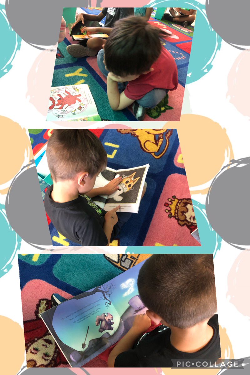 msle07's tweet photo. This morning we talked about 3 ways to read a book. Then we got to practice the 3 ways while working on our reading stamina.  @NISDBoldt @feliciamtz765 @NISD_ECE https://t.co/aq4iZVuaHs