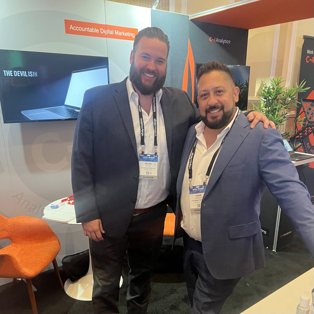 C4AnalyticsLLC's tweet photo. All smiles on day 2 of #digitaldealer! https://t.co/YKtG4zz4bp