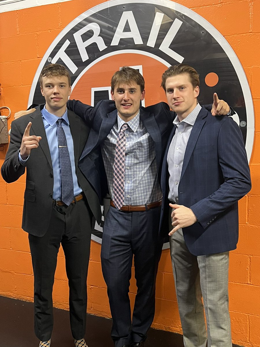 Three #BCHLfirsts from this past weekend! Trail’s own Judah Makway along with <a href="/VermontHockey/">UVM ACHA Men's Hockey</a> commit Jack Kurrle netted their firsts on Friday. Then Adam Marshall scored a crucial goal in a comeback victory on Saturday! Congrats gentlemen on the first of many! #WeAreSmokeEaters