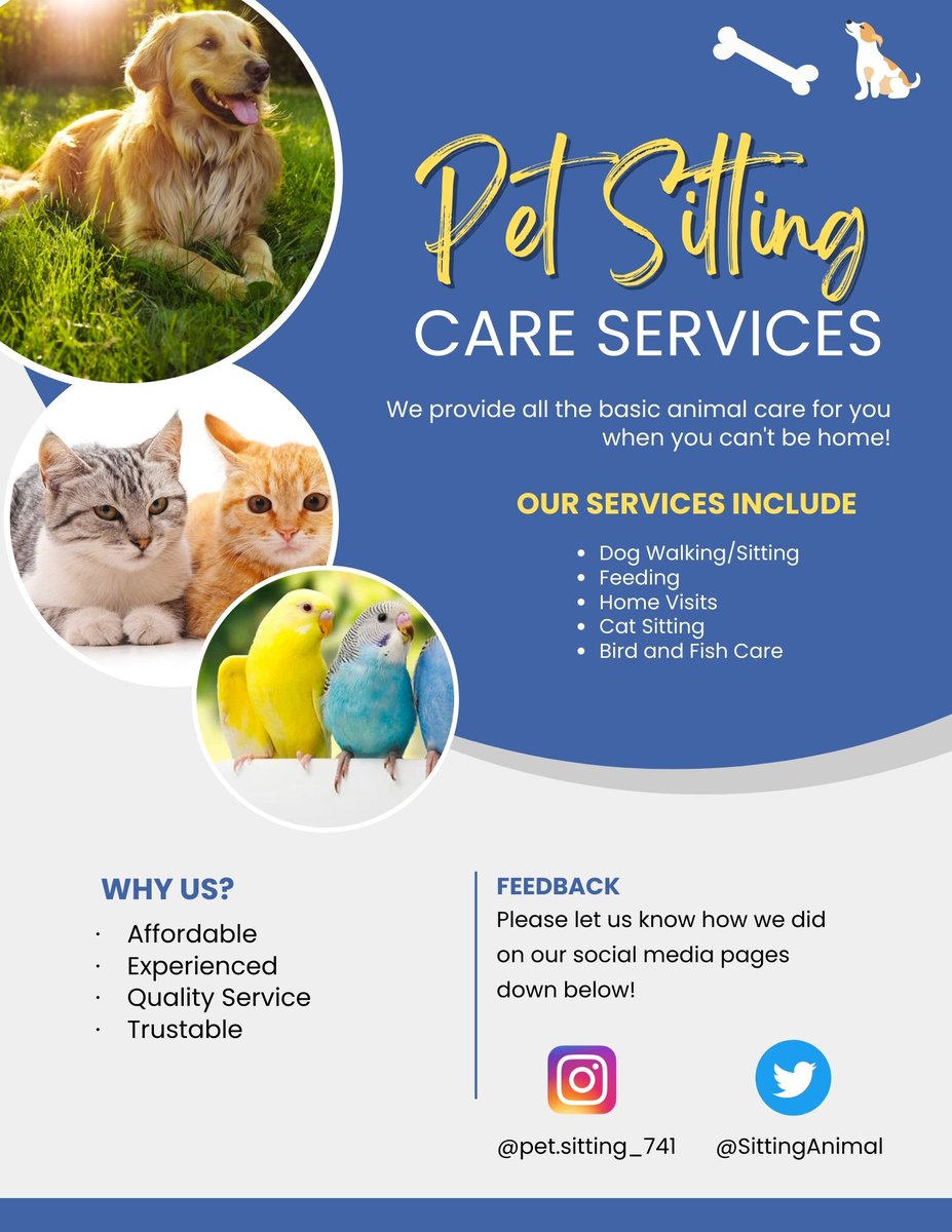 Pet Sitting Care Services tweet media