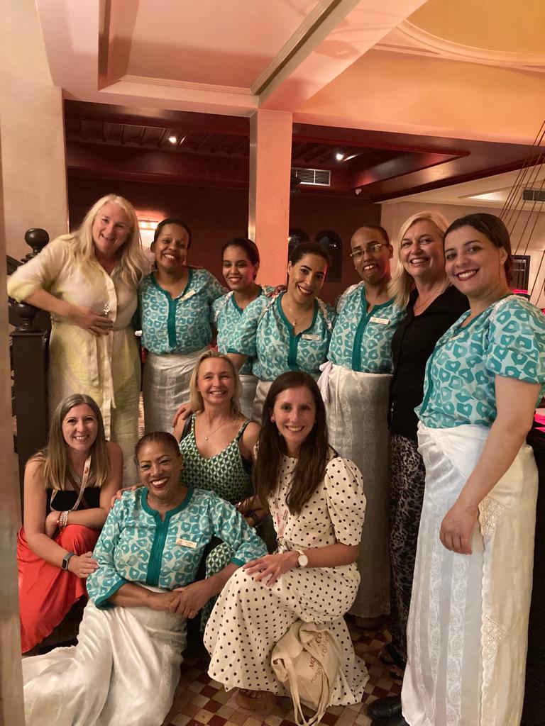 gailkennyrec's tweet photo. What a fab evening we had at @AlFassia organised by the #ABTAmarrakech thanks to these amazing women who run this incredible restaurant. @AWTEuk
@ABTAtravel #empoweringwomen https://t.co/s0XyD3pjtI
