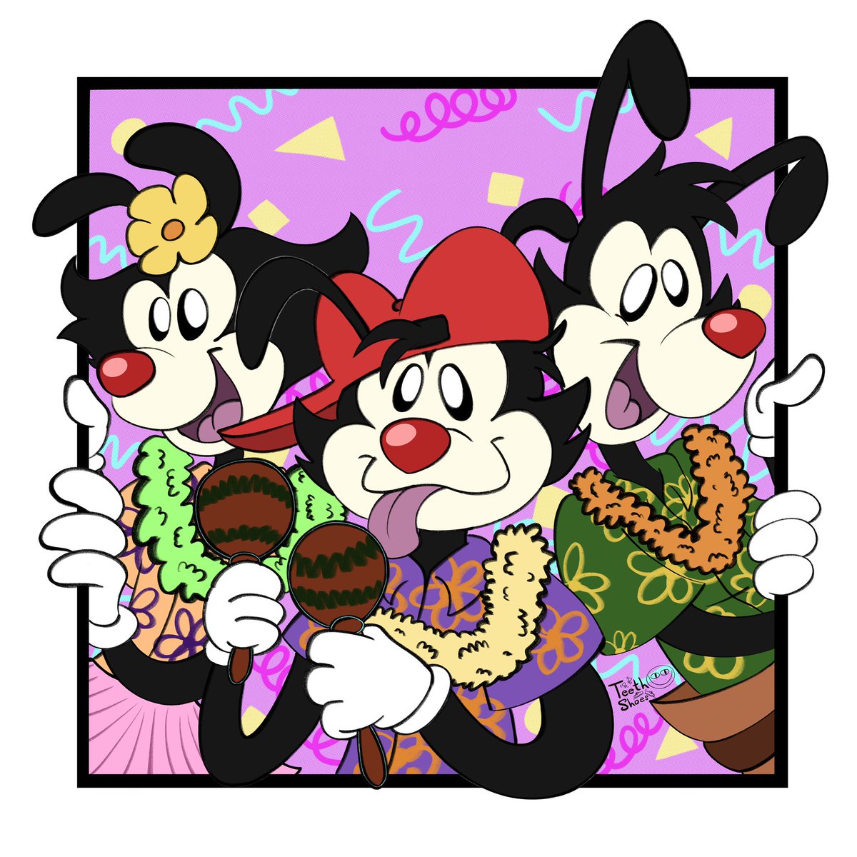 Teeth_shoes's tweet photo. Happy #portfolioday2022 #PortfolioDay!! My name is Teeth, I’m an illustration graduate from Watkins at Belmont with a love for cartoons and an enthusiasm for making others smile with my work!! My website is https://t.co/9vVtaV0JTz and my Instagram is @//teethshoes 🦷👞💛 https://t.co/mKOHNH0HxO