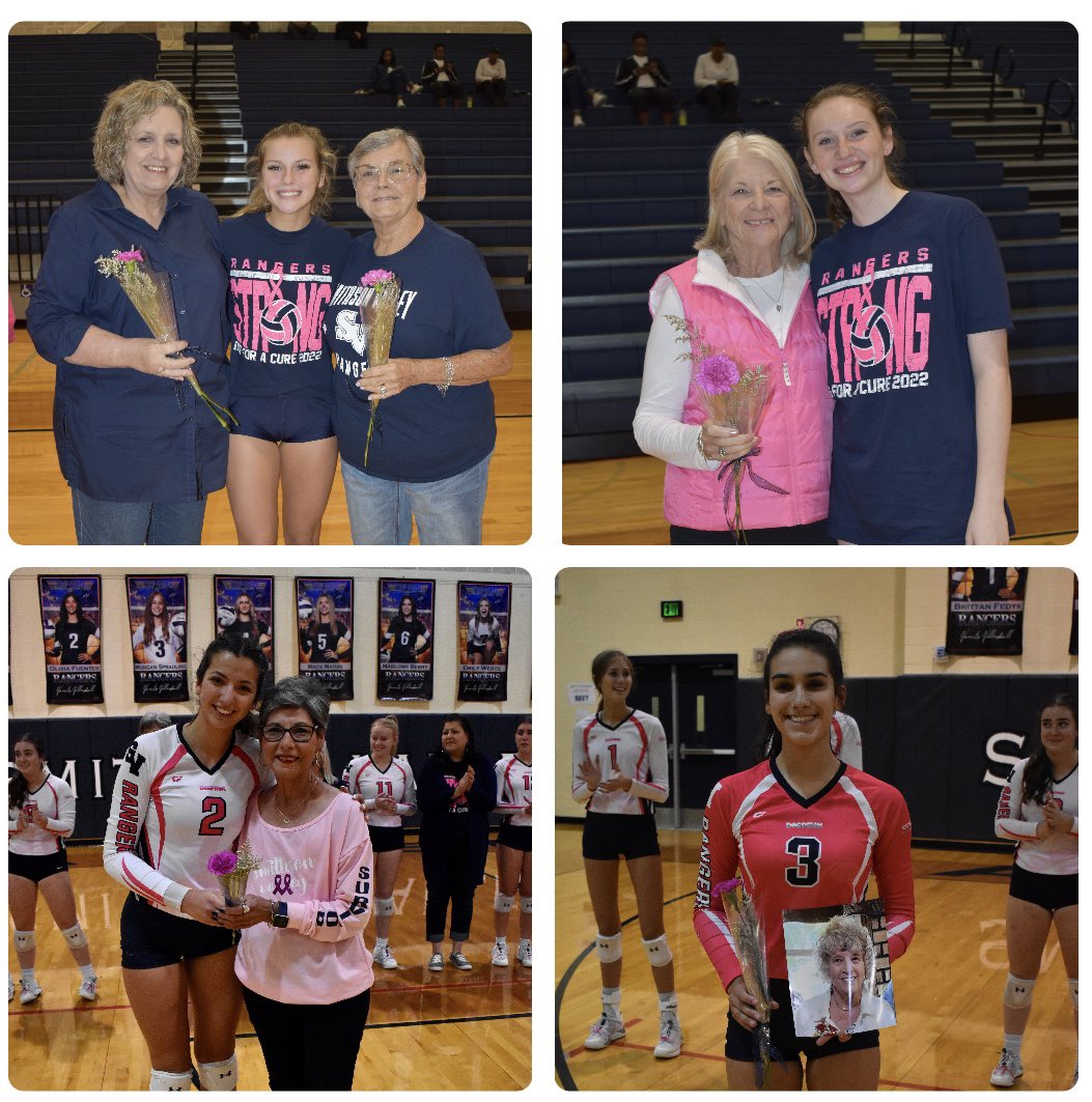 Last night, Ranger VB was able to honor family and friends fighting the battle with breast cancer. Today and always we honor the taken, support the fighters, and celebrate the survivors. #svvb2022 #digpink