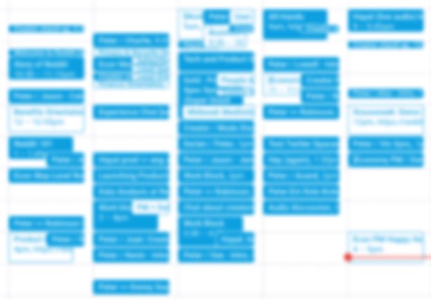 TheCoffeeBlock's tweet photo. If your work calendar looks like this you should quit https://t.co/kWl8f2XwTN