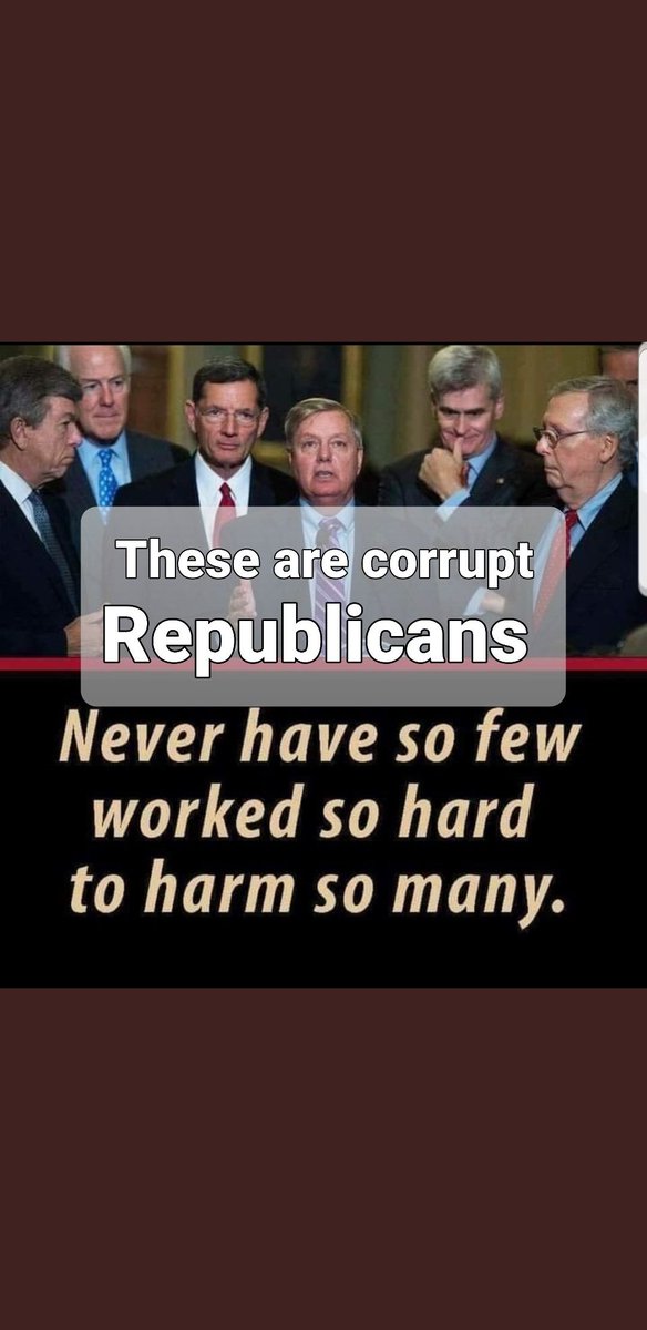 universenus's tweet photo. @aleshadalin @AdamForColorado #CorruptRepublicans and #sleazyConservatives are predominantly #stupid, #selfish, inhumane, cruel and downright disgracefully #evilpeople!
#Fakeprolife #misanthropy #conjobs Look at their representatives of #Justices in the #Supremecourt an true abomination of epic proportion! https://t.co/mZwpzsR8d9