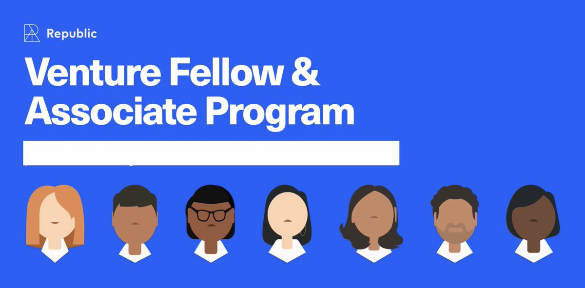 0xjordy's tweet photo. Excited to join @joinrepublic fellowship as a Venture Associate!

Founders - feel free to DM me about raising with Republic 🚀 https://t.co/JZsWjVJohE