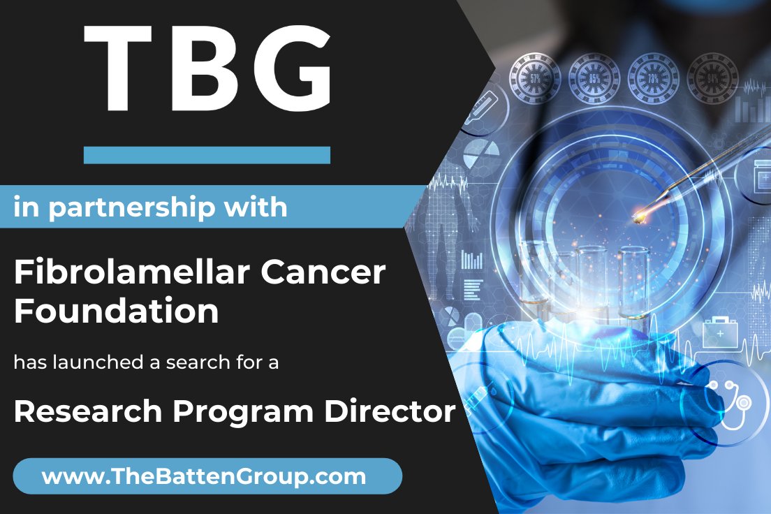 TheBattenGroup's tweet photo. The Batten Group is excited to partner with the @FibroFoundation in their search for a Research Program Director.
For more information on this opening or to apply, visit https://t.co/hpxMndO9g8
#executiveresearch #nonprofitjobs #researchjobs #nonprofitleadership #thebattengroup https://t.co/cU0oIEkL29