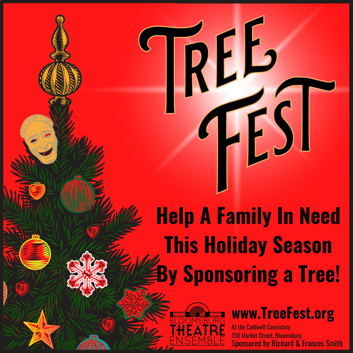 Bloomsburg's favorite holiday tradition is returning for its 34th year! Visit TreeFest.org to find out how you can light up the holidays for families all over the region this Christmas season🎄✨