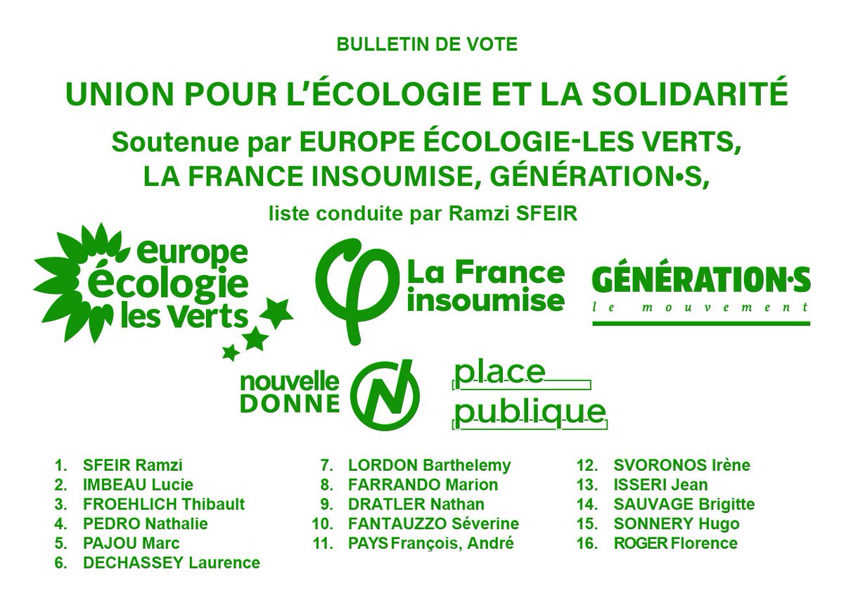UnionPES's tweet photo. Samedi 22 octobre, trouvez notre bulletin sur la table du vote, ça sera le 3e 😉 Facile de le reconnaître⬇
#UnionPES https://t.co/BXwZHG2tyF