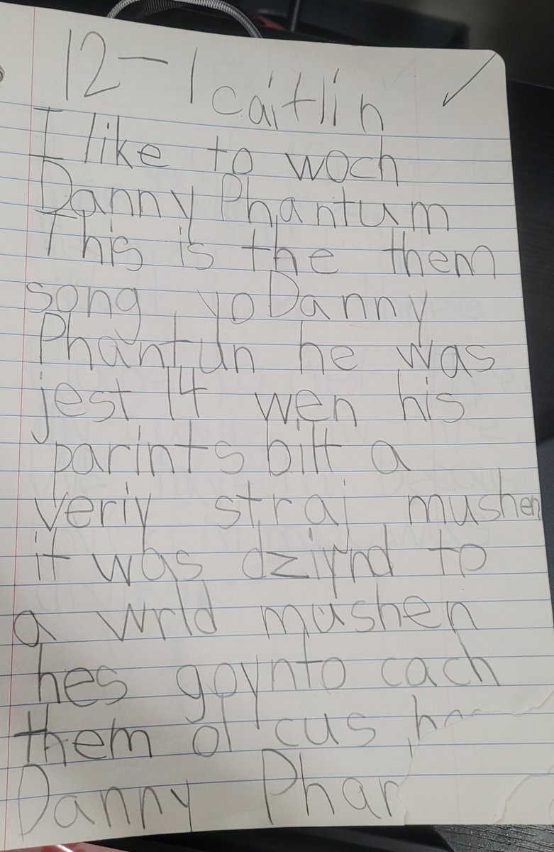caitlestial's tweet photo. i wrote down the lyrics to the danny phantom theme song when i was 6 https://t.co/aYSm80veh5