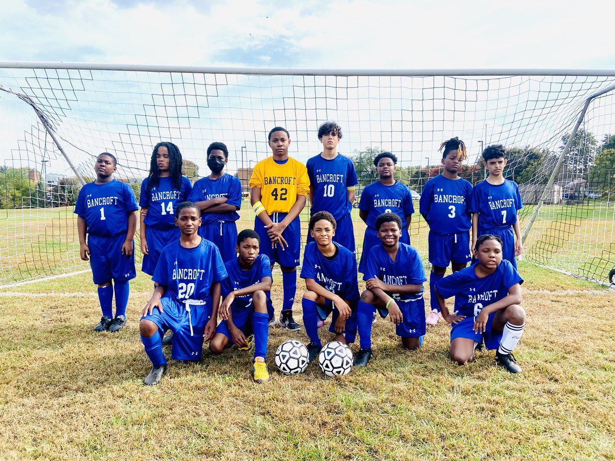 teacher_city's tweet photo. So #INCREDIBLY #PROUD of our first ever Boys Soccer Team @BancroftDE! They played their first official match at Kirk Middle! Tx for being great hosts!
We are so proud of their hard work &amp; teamwork! First official goal scored today!🥅⚽️🥅⚽️
#ProudCoach 
#LetsGoLions 🦁
#CSDPride https://t.co/ZmbNcaQ0XF