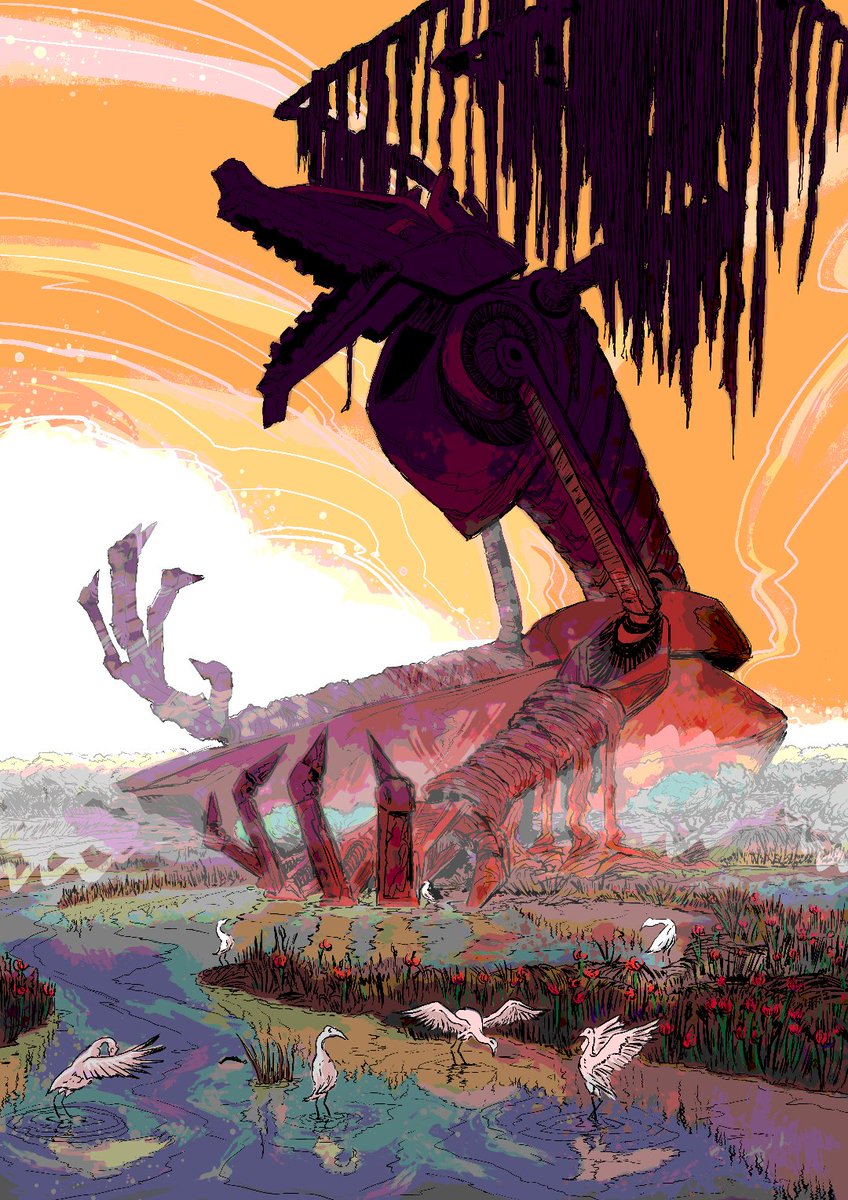 AbrahamTunison's tweet photo. @LucasVlastos did me an amazing commission. Gave him a concept and some details and put his artistic style on it. Feels really good to own some real art! https://t.co/5MIpx4T2fh