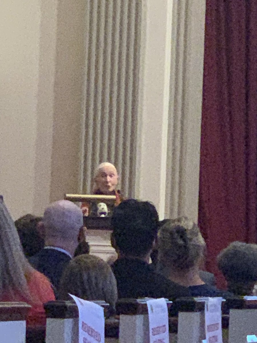 nikkidave30's tweet photo. Iโm so glad I was able to hear Dr Jane Goodall and her incredible journey in her own words. ๐ #ExploreReflectConnect #ExplorerMindset https://t.co/ajgrxgIdgH