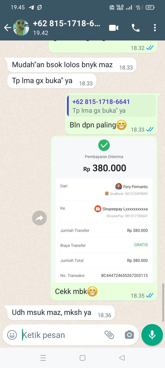 akun_duaa's tweet photo. Yuk kak tukar sisa saldo pelatihan prakerja/beli pel 1 terima beres 1-3 hari lgsg ulas,joki sini mampir

info dll bisa dm,
atau bisa cht di link ini https://t.co/Wb4OgfeJaO

T: Jeng Kelin #STYOut #leslar Pagi-pagi mundur KDRT menham prabowo #sambo #zonauang https://t.co/AuUMsTtZ8G