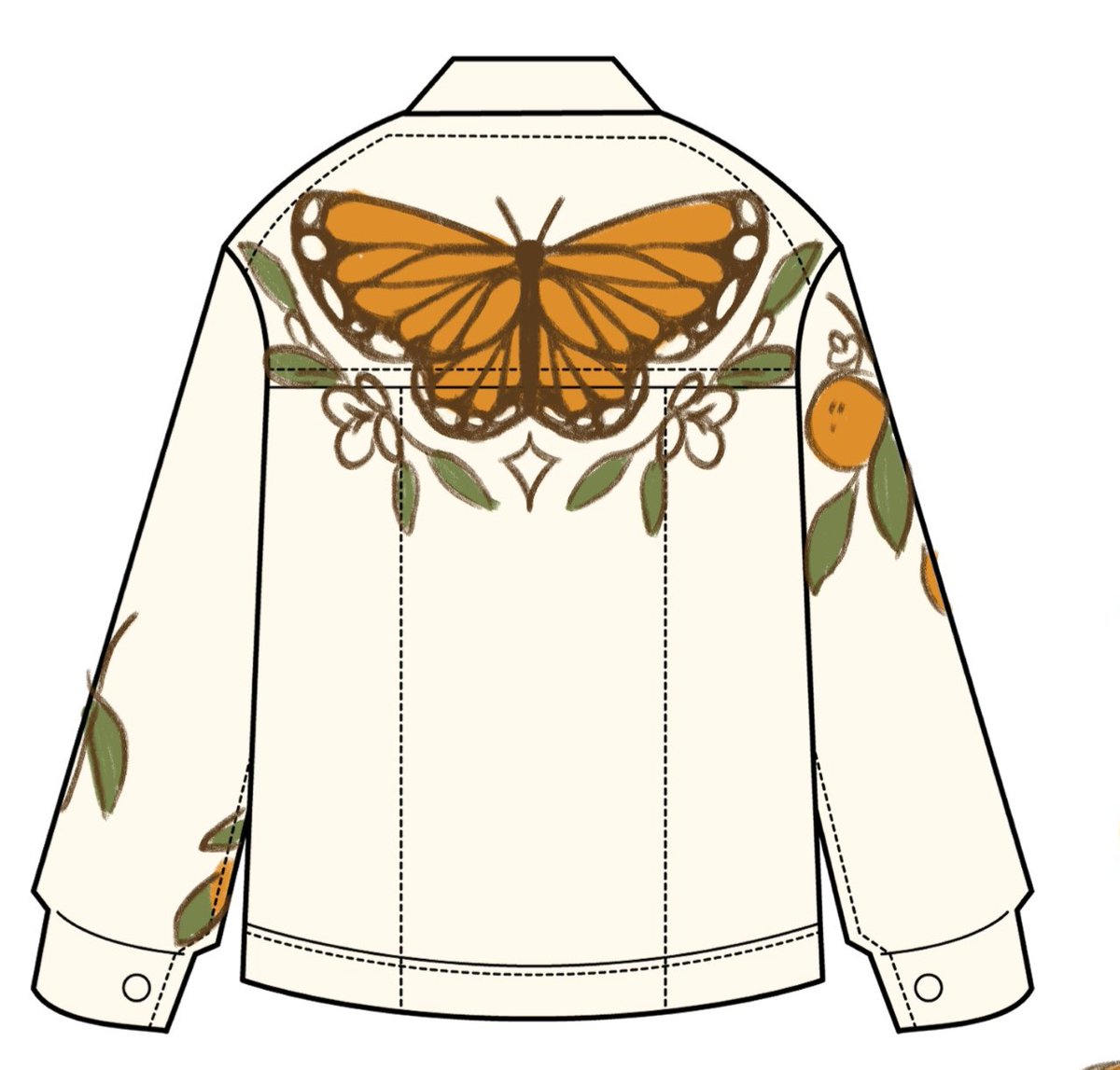 「 MONARCH JACKET Sample needs some more t」|Carmico 🌿✨️のイラスト