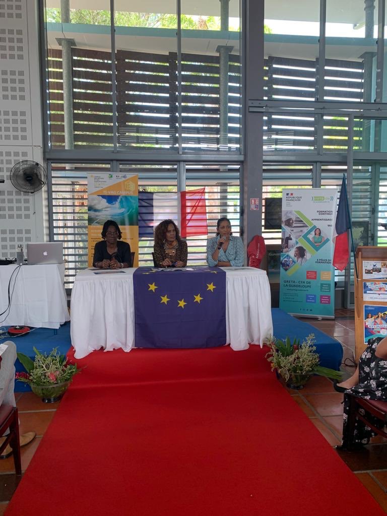 Le Campus des Métiers du Tourisme <a href="/GosierLmht/">Lycée des Métiers Violetta Chaville Le GOSIER</a> de Guadeloupe TIVAG <a href="/gangloffchris/">Christine Gangloff-Ziegler</a> et ses partenaires <a href="/achalus971/">Ary CHALUS</a> à l’heure d’ERASMUS DAYS.<a href="/lpaugustinarron/">Lycée Professionnel Augustin Arron</a>