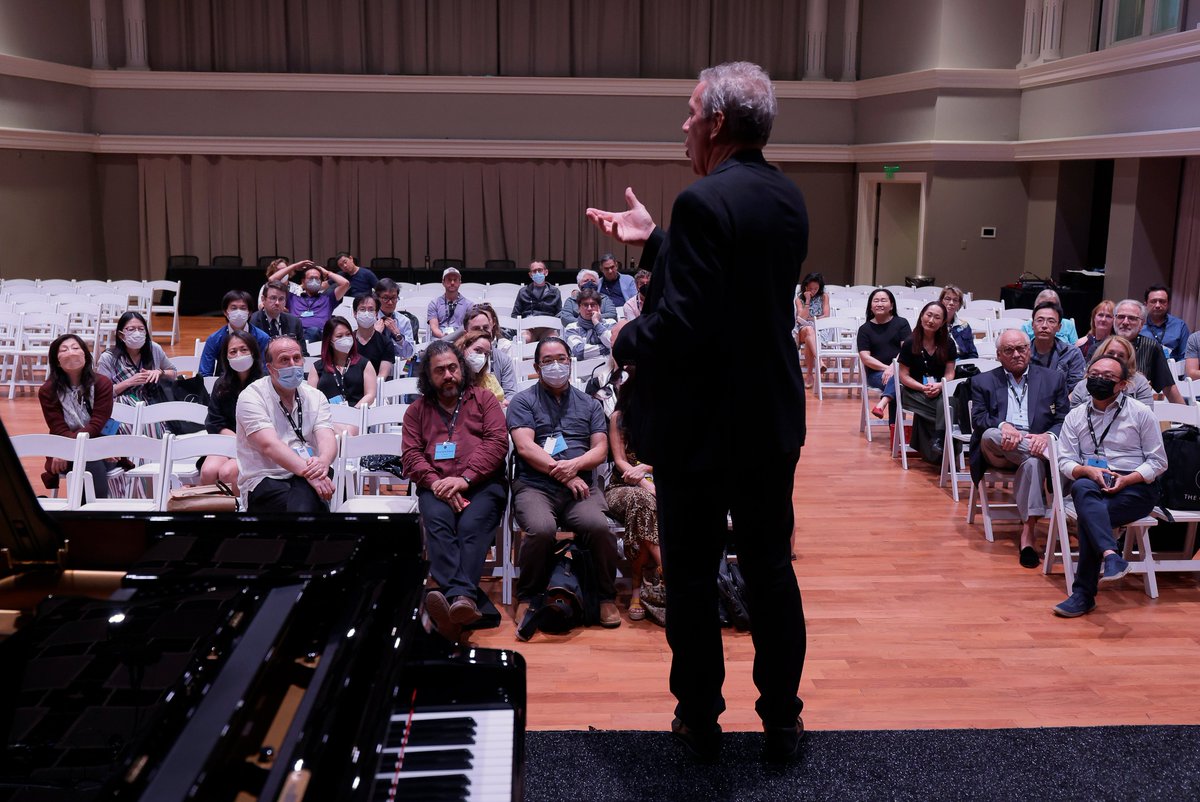 TheCliburn's tweet photo. Scenes from Orientation for the 2022 Cliburn International Amateur Piano Competition! Yesterday, competitors got checked in &amp; attended group orientation. FOLLOW THE AMATEUR throughout the week at https://t.co/tTxwr2bVkH with lots of great photos, as well as all the latest news! https://t.co/OWu780HIoI