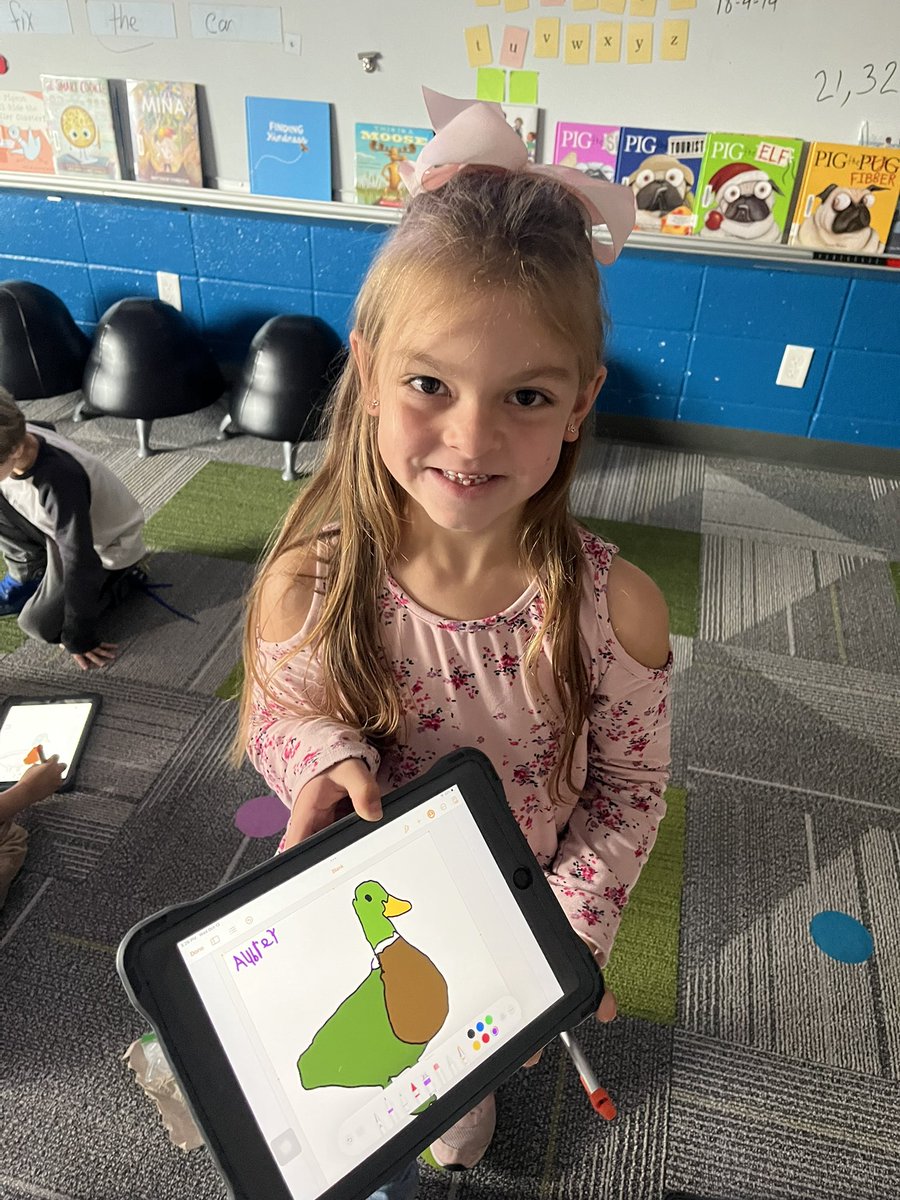 WesCucchDCE's tweet photo. This week, we learned about animal traits and listed traits of a baby duck/adult duck. Today, we traced a duck and animated our drawings! #EverestPride #DCE2020 https://t.co/WSACqt1mMc
