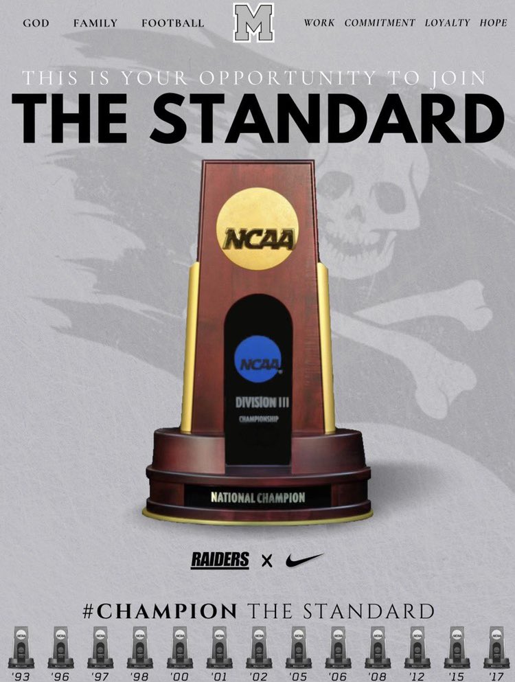 After a great conversation with <a href="/CoachKlaus68/">Brendan Klaus</a> I am very glad to say i have received an opportunity to play at mount union <a href="/MountUnionFB/">Mount Union Football</a> <a href="/purpleraiders/">Mount Union Purple Raiders</a> <a href="/IndyWeOutHere/">IndyWeOutHere ‼️</a> <a href="/_STDUB/">STW</a>