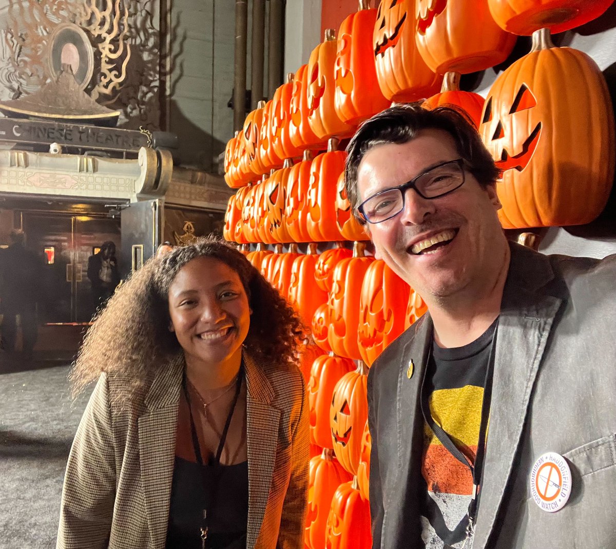 We had a KILLER time celebrating one of our favorite OG final girls at the <a href="/halloweenmovie/">#HalloweenEnds</a> premiere last night! Who is YOUR favorite iconic final girl? 🎃🔪