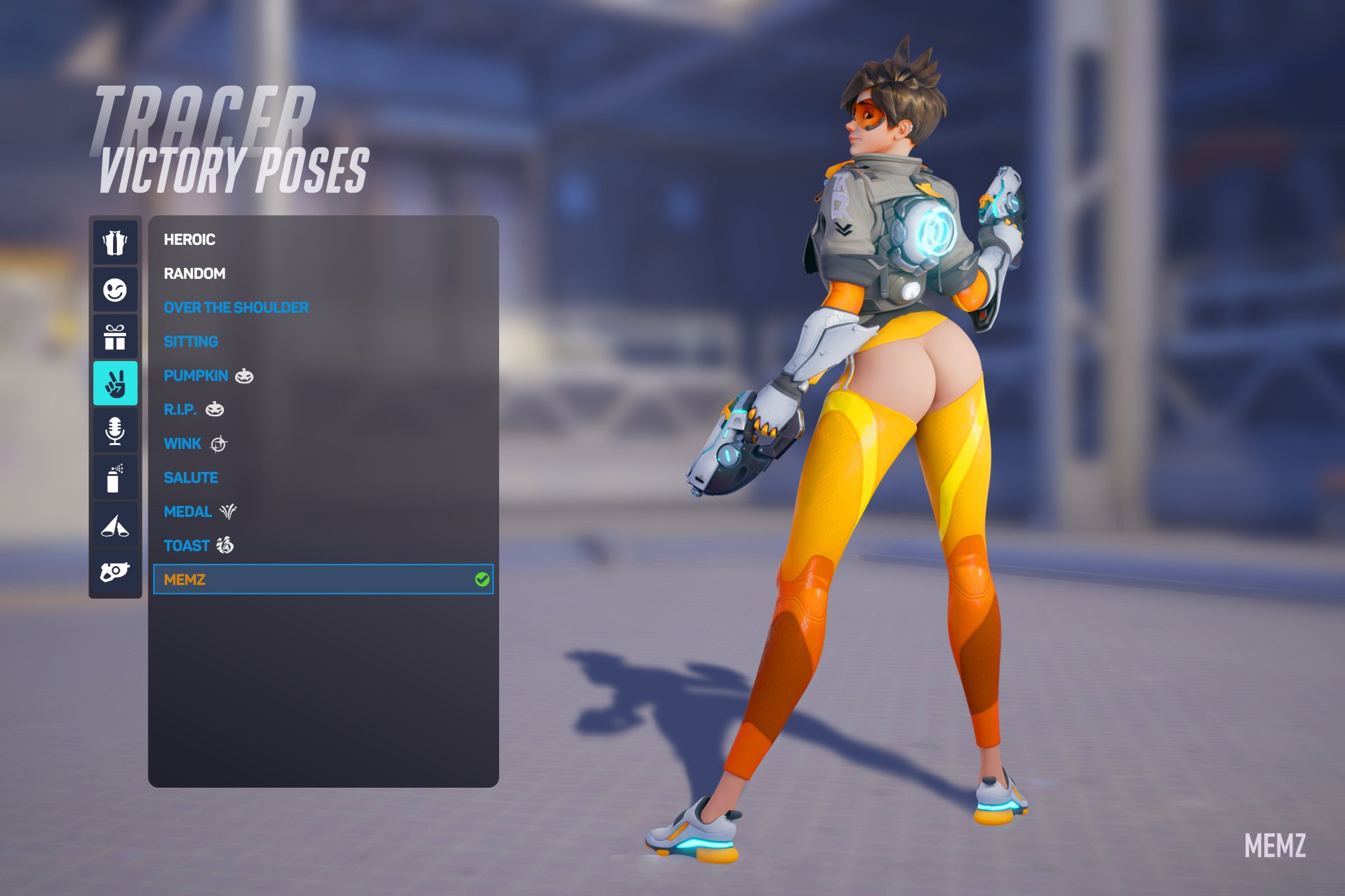 Overwatch's Tracer has a new pose