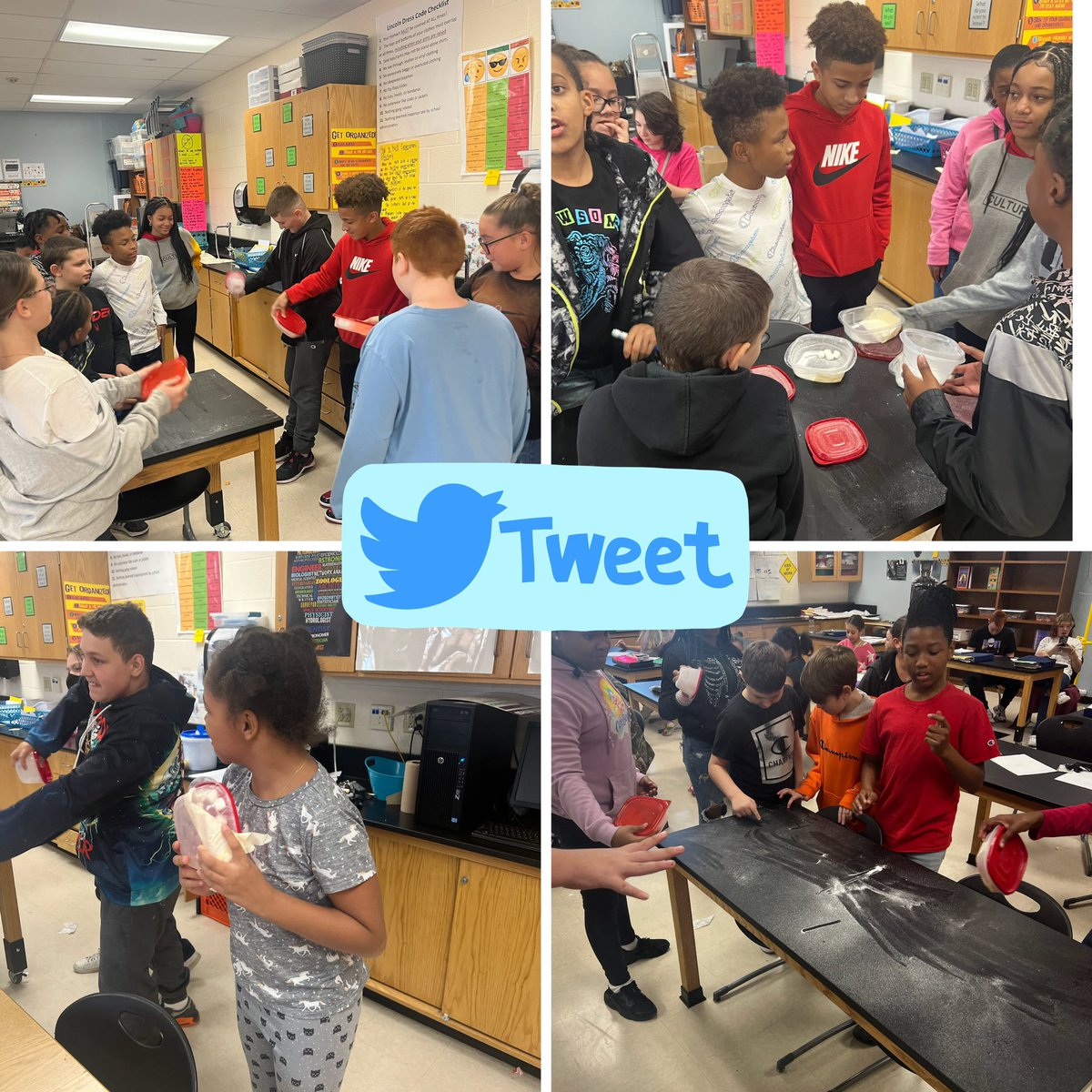 4mrsrich's tweet photo. We had a great time conducting our Weathering Experiment!
@warrenschools
#LincolnPrideWCS
#sciencerocks
#sixthgradescience https://t.co/RHAv5HpD14
