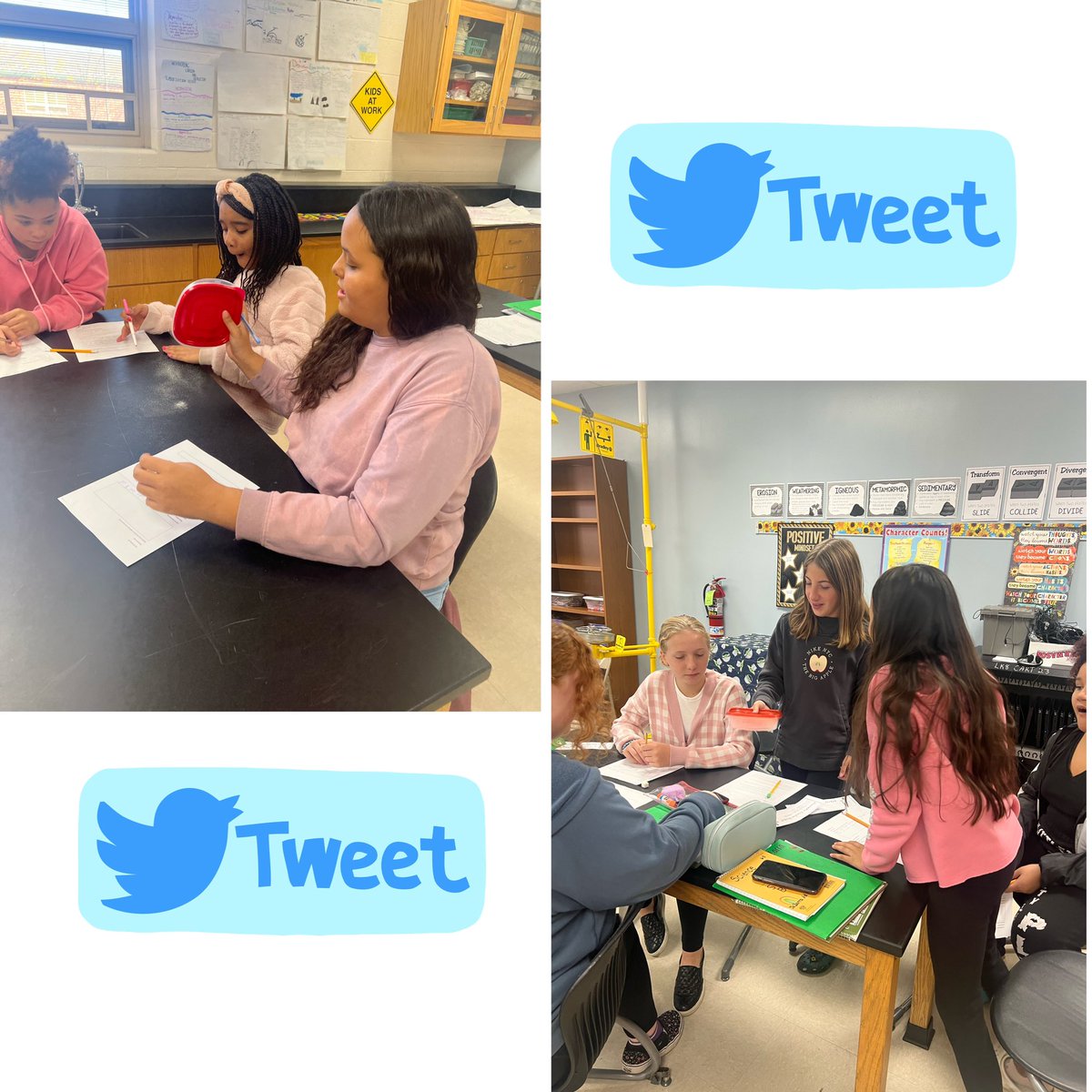 4mrsrich's tweet photo. We had a great time conducting our Weathering Experiment!
@warrenschools
#LincolnPrideWCS
#sciencerocks
#sixthgradescience https://t.co/RHAv5HpD14
