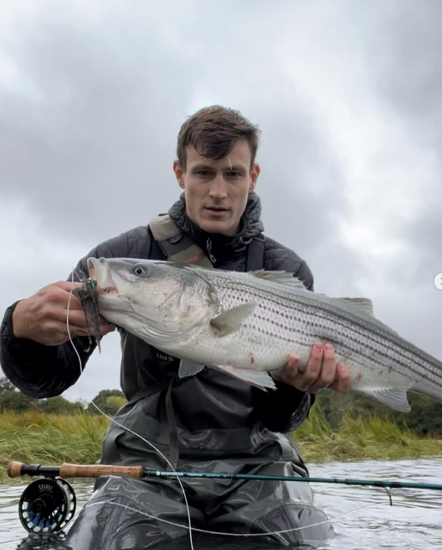 Saltwateronfly's tweet photo. Sweet Striper
@devindonahuefishing
Quartering upstream, giving it a big mend, and letting it swing. . #flyfishing #fishing #rhodeisland #saltwaterfishing #saltwaterflyfishing #rhodeislandfishing #clouser #gamechangerfly #stripedbass #striper #striperfishing #striperflyfishing https://t.co/vQ4yehlILz