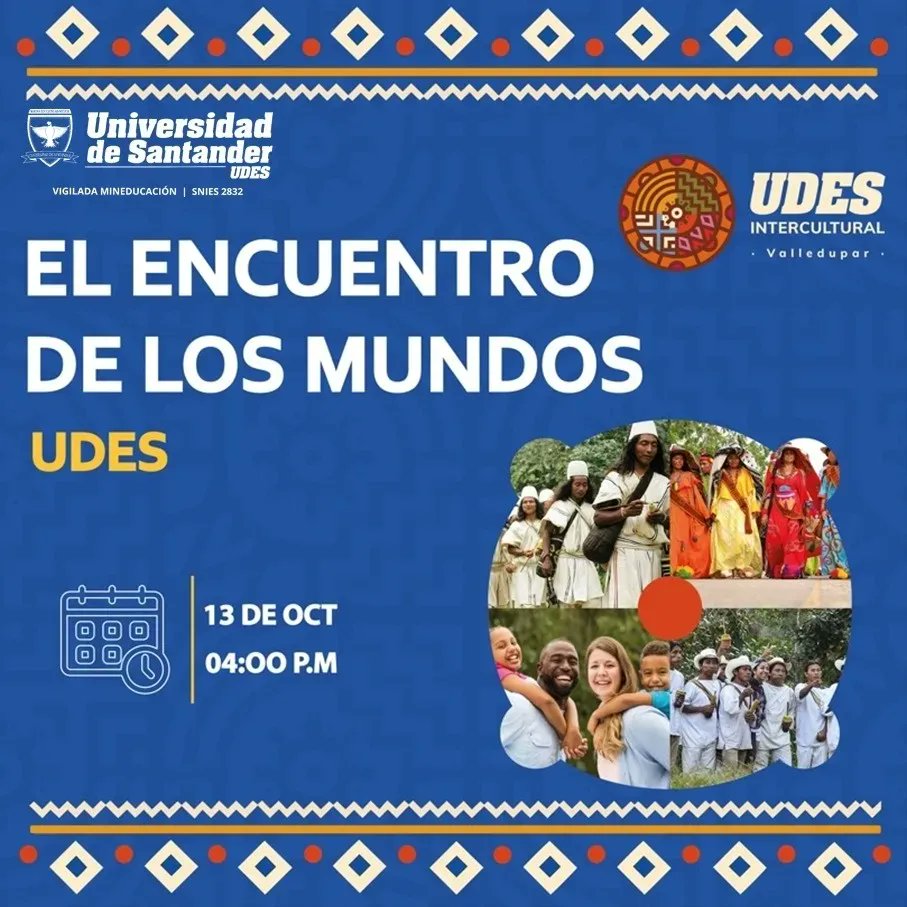 UDES_Valledupar's tweet photo. #UDESValledupar l Así quedó establecida la agenda #UDESIntercultural para este jueves 13 de octubre. Danzas, Muestra Gastronómica, Cátedra Abierta 'Tomás Darío Gutiérrez y Encuentro de los Mundos; marcarán la pauta de la jornada académico - cultural #UDESigueFormando https://t.co/eZHmnQlrtu