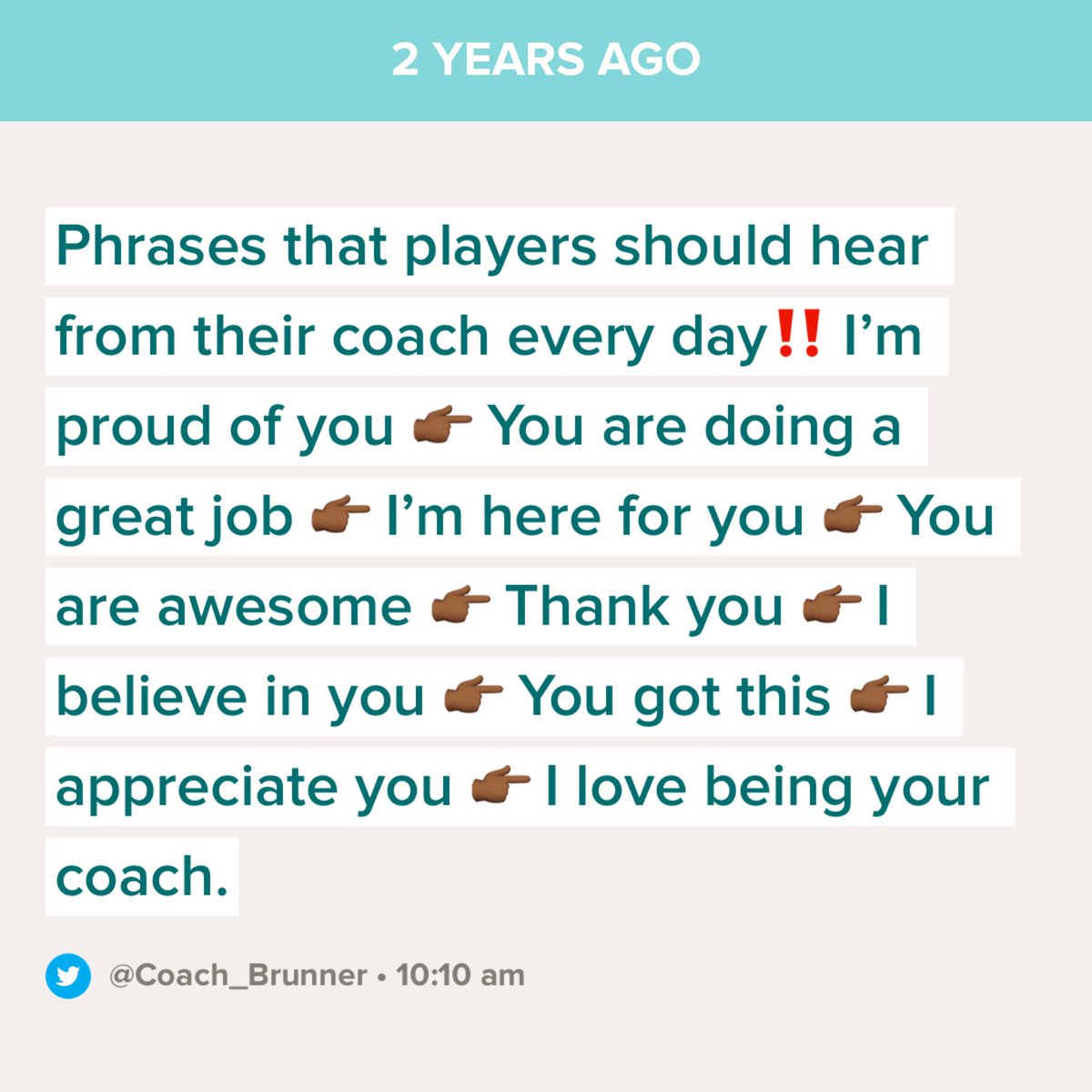 Coach_Brunner's tweet photo. Shared this thought a few years ago and I hope it can serve as a helpful reminder for others who are currently leading teams. https://t.co/rJOOeUDfGU