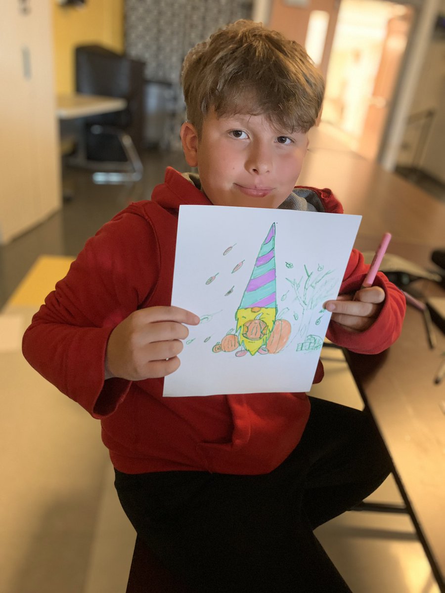 Fall Gnomes! <a href="/MrsArandaEL/">Mariola Aranda</a> <a href="/conradyjaguars/">Conrady Junior High</a> #adventureclub