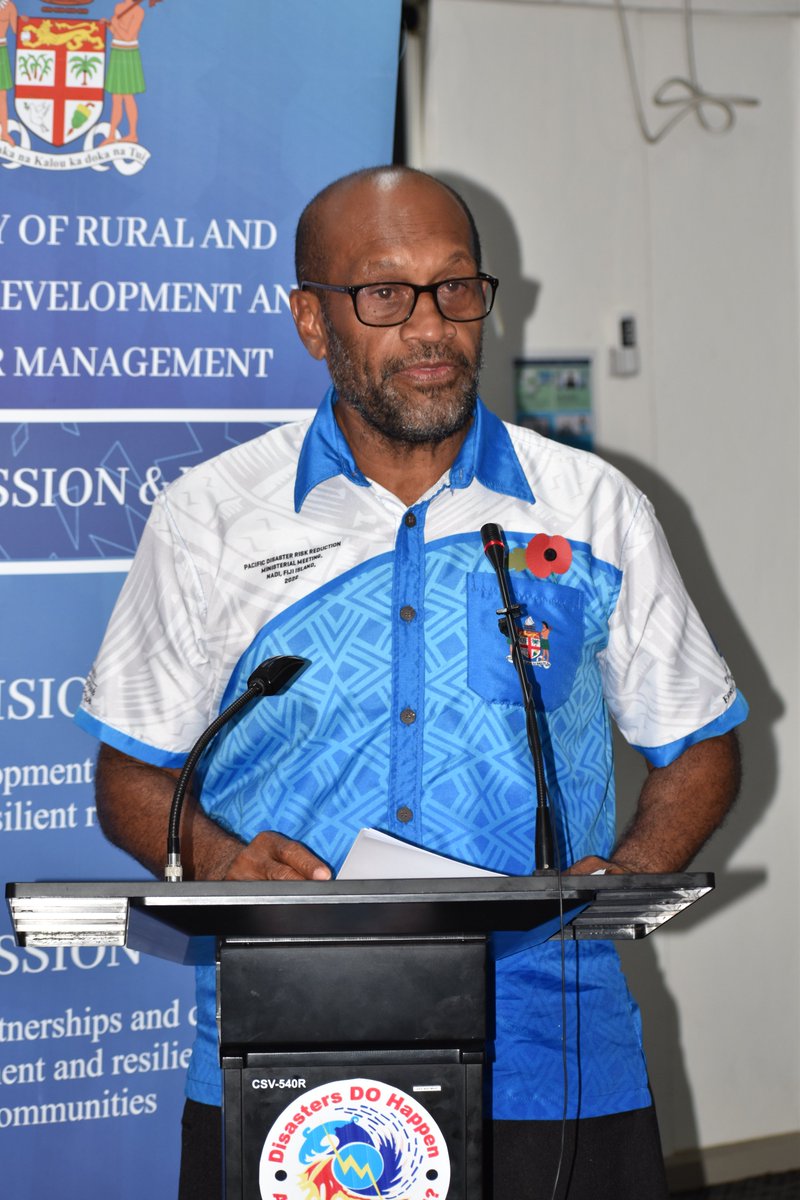 FJMETservice's tweet photo. 📍 Joint Event: @FJMETservice &amp; @FijiNDMO 

📣Announcement of the 2022-2023 Tropical Cyclone Seasonal Outlook 

📣Launch of the International Day for Disaster Risk Reduction &amp; National Disaster Media Awareness campaign for the 2022/2023 Cyclone Season

#EarlyWarningEarlyAction https://t.co/nEpdq6q3Ik