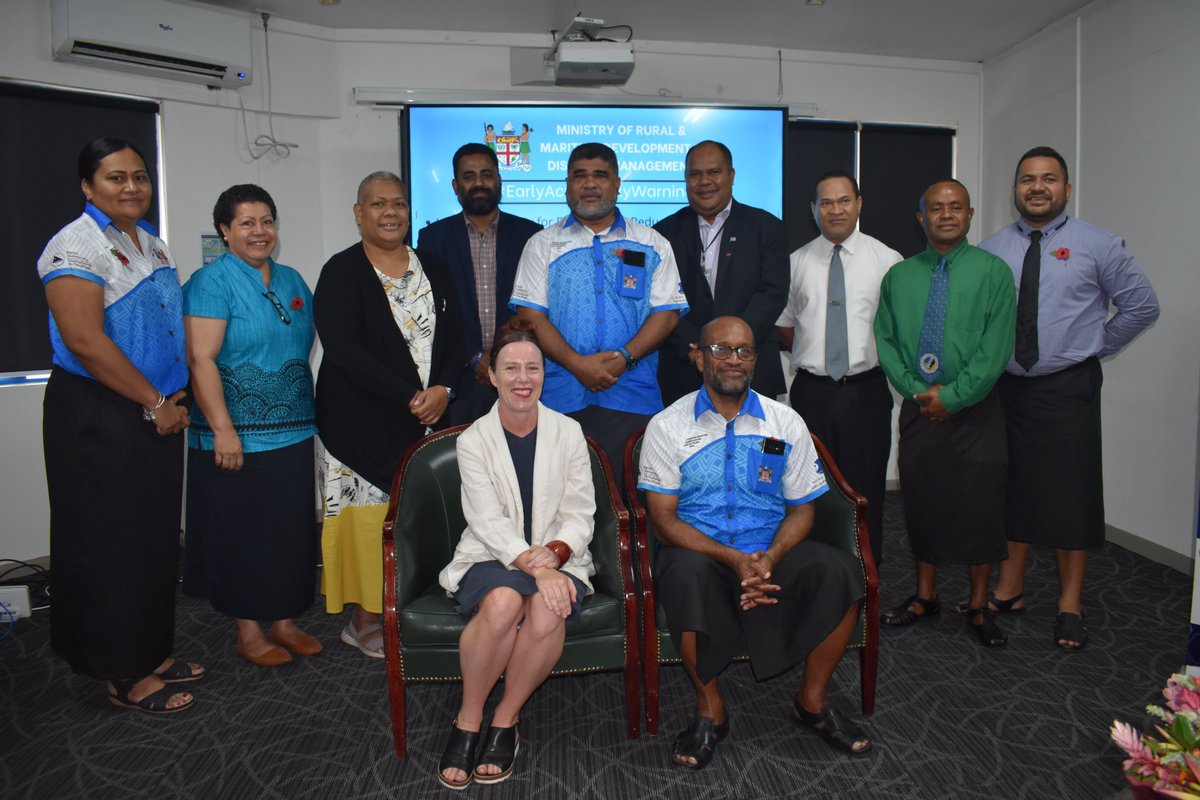 FJMETservice's tweet photo. 📍 Joint Event: @FJMETservice &amp; @FijiNDMO 

📣Announcement of the 2022-2023 Tropical Cyclone Seasonal Outlook 

📣Launch of the International Day for Disaster Risk Reduction &amp; National Disaster Media Awareness campaign for the 2022/2023 Cyclone Season

#EarlyWarningEarlyAction https://t.co/nEpdq6q3Ik
