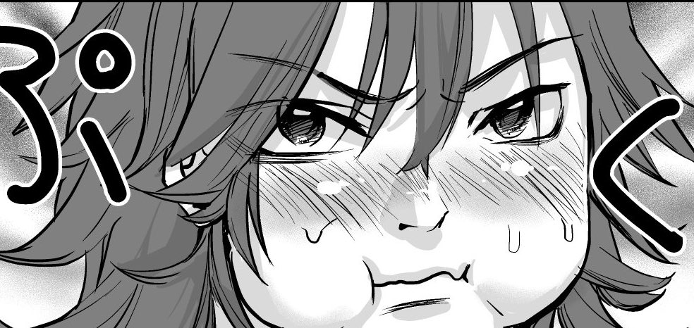 私の漫画は"表情"なんじゃい‼️AIになんか負けてたまっかよ✌︎('ω')✌︎ 