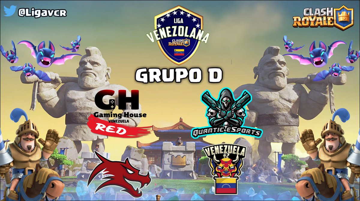 🔻Grupo D
🔸 <a href="/GamingHouseVE/">GamingHouseVE</a> 
🔸 @QuanticEsports1 
🔸 <a href="/RedeSports1/">Red eSports</a> 
🔸 <a href="/VenezuelaCR2/">VENEZUELA#2</a>