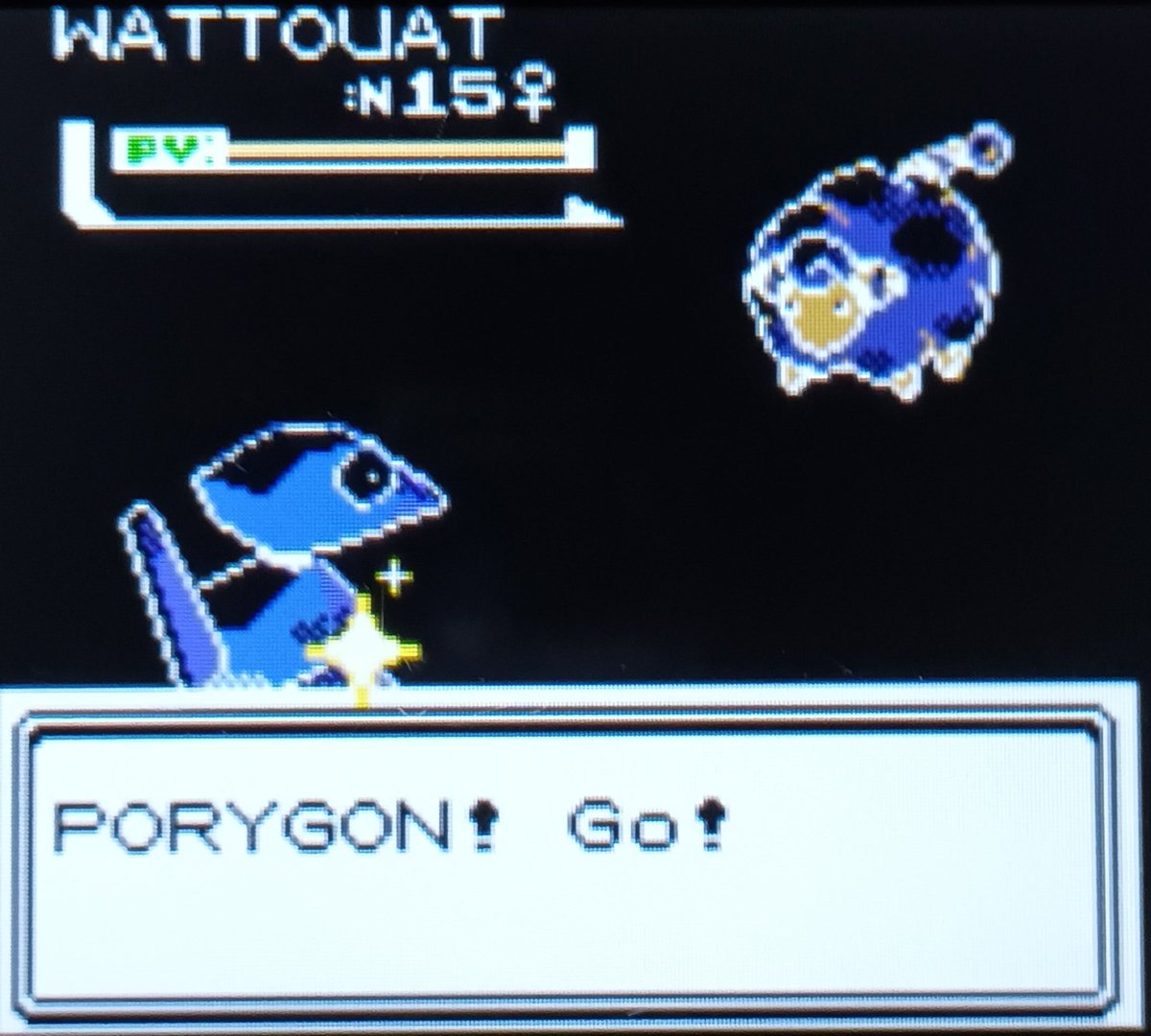 darkUltron_'s tweet photo. [16/25] je viens tout juste de commencer cette shasse, bah aussitôt terminé 😂! Porygon shiny en 325 resets au Casino de Céladopole sur Rouge ! Pourquoi j'ai de la chance la où il n'en faut pas ?? J'vais pas m'en plaindre mais si elle pouvait venir sur le Curry je dis pas non 😅 https://t.co/bWQbIZvELL