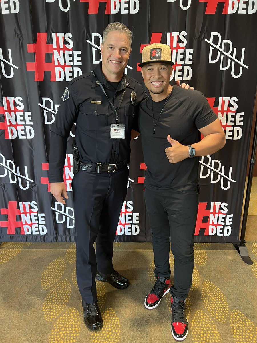 Officer Tillman did an outstanding job today putting on the #ITSNEEDED BBU Conference. <a href="/chinopolicedept/">Chino Police</a>