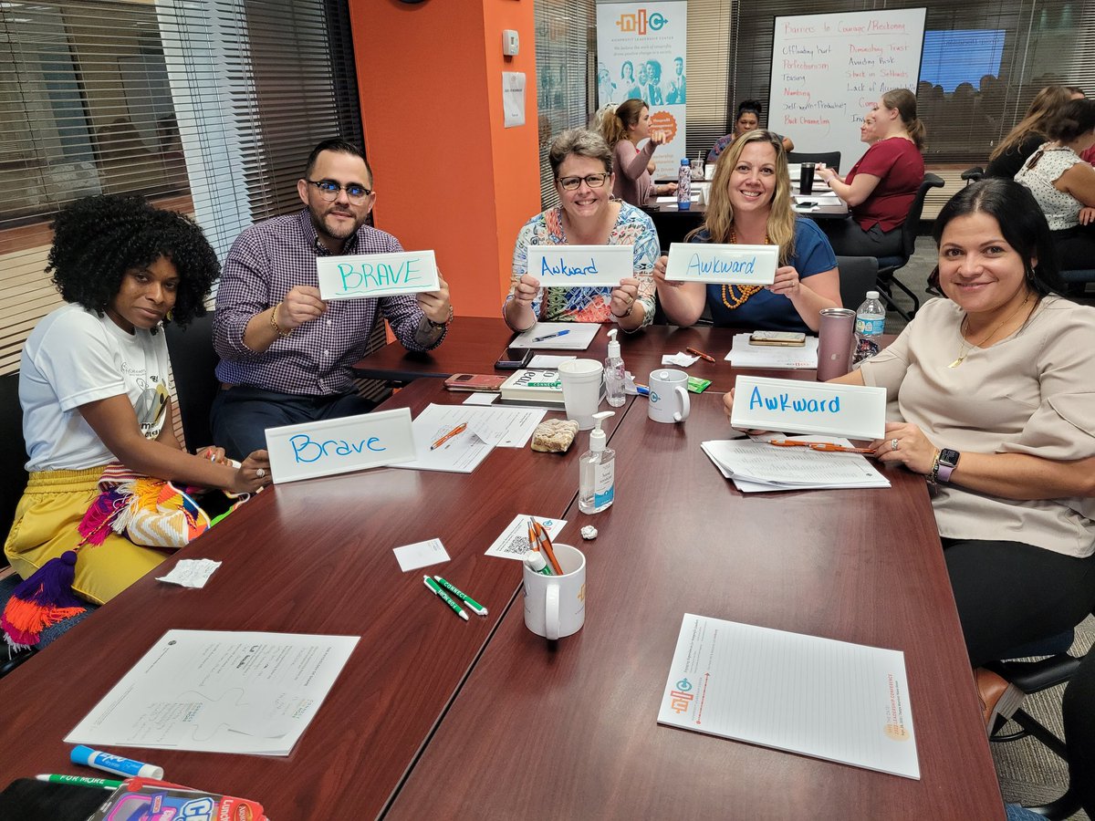 ConnectForMore's tweet photo. What a meaningful morning with #nonprofileaders looks like. Here's to staying #awkwardbravekind through our #DareToLead heart work @nlctb with @S4KF https://t.co/gR1fDE6A9U