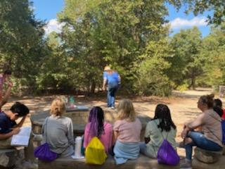 A few more pics of our first day of 5th Grade Camp!!! ❤️🐾💙