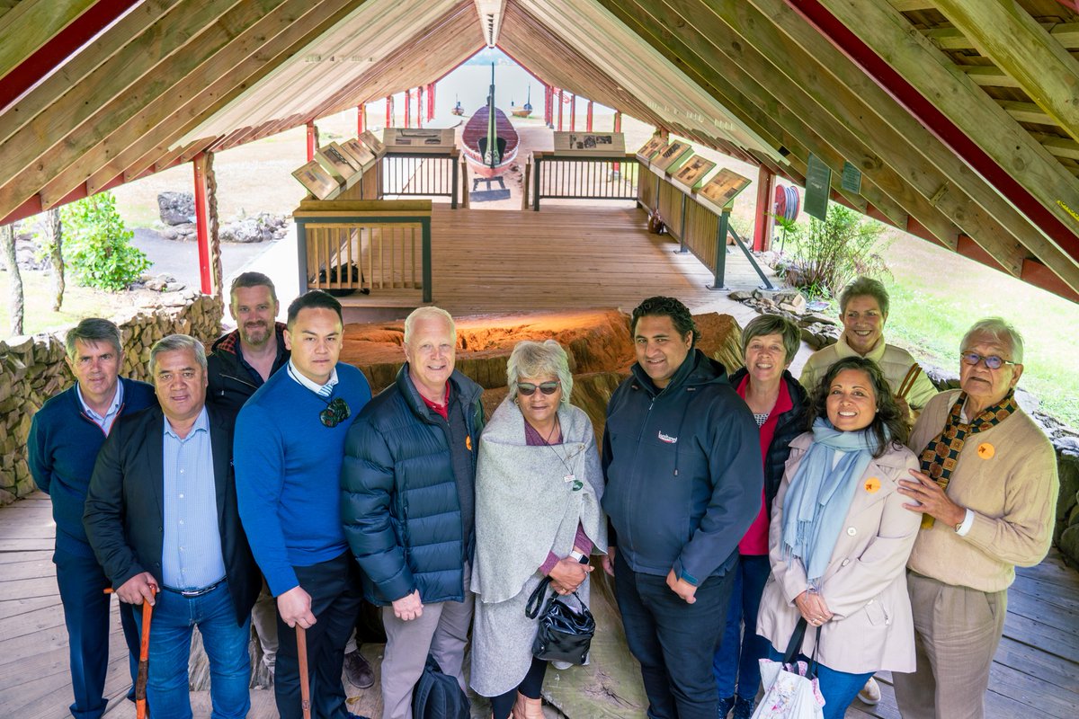 PSC_ANU's tweet photo. This week at Waitangi, we discussed the importance and challenges of collaboration. As a nation with a bicultural system, NZ has been doing the crucial work of reconciliation. Our Advisory Board were honoured to meet Ngāpuhi elders and learn the history at the heart of Aotearoa. https://t.co/YUo8hSk5z5