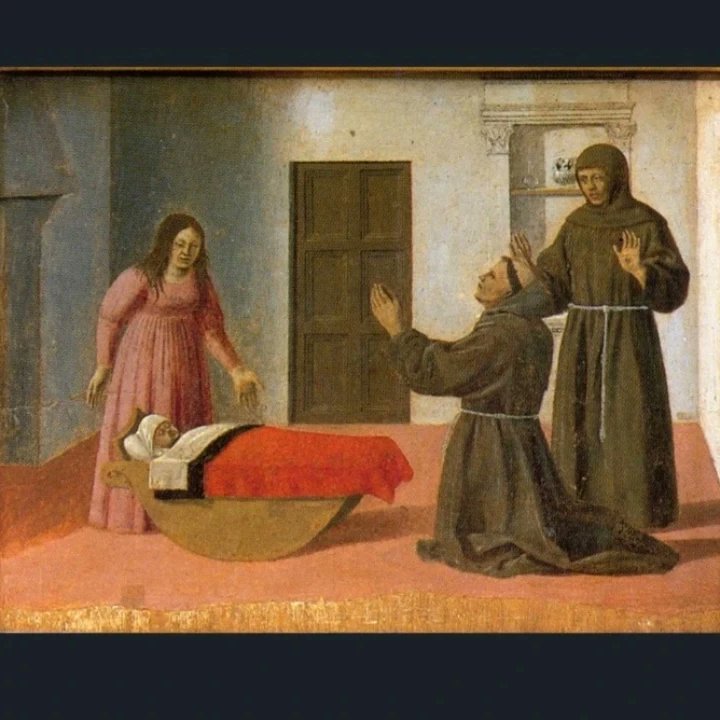 mog21's tweet photo. #painter Piero della #Francesca died #OTD 12 October 1492 here's #Saint Anthony Resurrects a #baby from #Perugia #Altarpiece reinterpreted in @LEGO_Group after original @GalleriaNazUmbr #predella #pierodellafrancesca #stanthony #stfrancis #miracle #RENAISSANCE #LEGO #arthistory https://t.co/2qWggIK0SN
