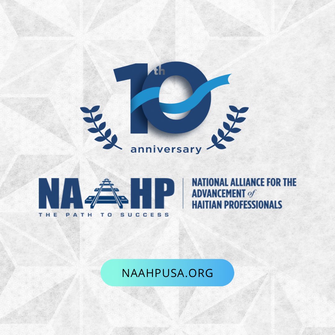 We are back again for 9th Annual #NaahpConf2022 ?

Register now to join this one of kind conference designed with you in mind. 

Link to register is in the bio. Naahpusa.org

#naahp #naahpconf #haitianprofessionals #haitiandiaspora #Haiti #conference #EmpoweredtoThrive