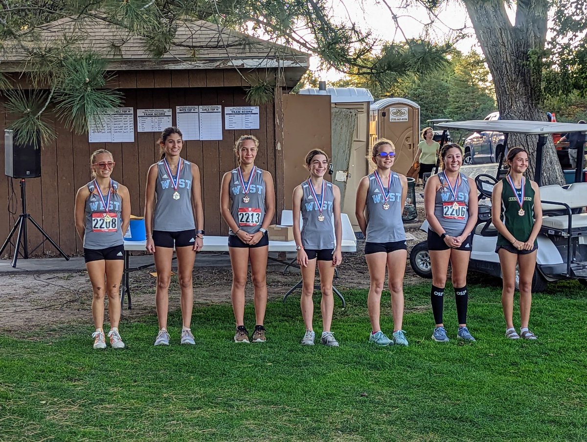 Congratulations to Amelia Marmolejo on being the City-County champion! Pueblo West also claims the top 6 places with Amelia, Emma Vecchio, Lauren Staples, Beth Eide, Aliya Fulbright, and Jordan Lucero claiming All-SCL honors. <a href="/cyclonespwhs/">Cyclone Athletics</a> <a href="/odellzr/">Zach Odell</a>