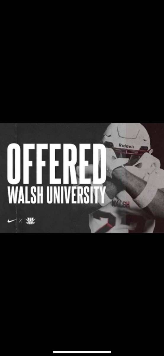 Emoneybags22_'s tweet photo. Blessed to receive a offer from Walsh University🙏🏽@FlyghtPrepFB @WalshUniversity @CodyLatimer14 @RoGrigsby @CoachShanefelt #AGTG https://t.co/CUGzmbme6G