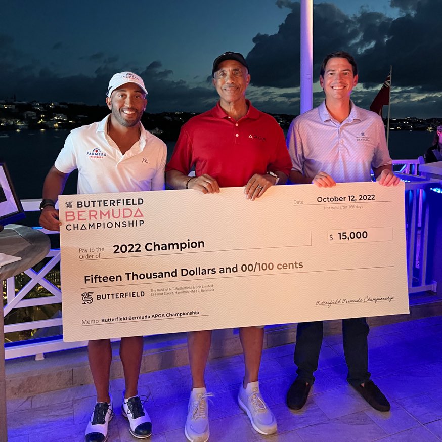 Congratulations to Willie Mack III on his Butterfield Bermuda Championship Win today on the <a href="/APGA_Tour/">APGA Tour</a>. Build more confidence from this victory for next week’s  <a href="/KornFerryTour/">Korn Ferry Tour</a> Second Stage Q School. #trustyourpreparationprocess