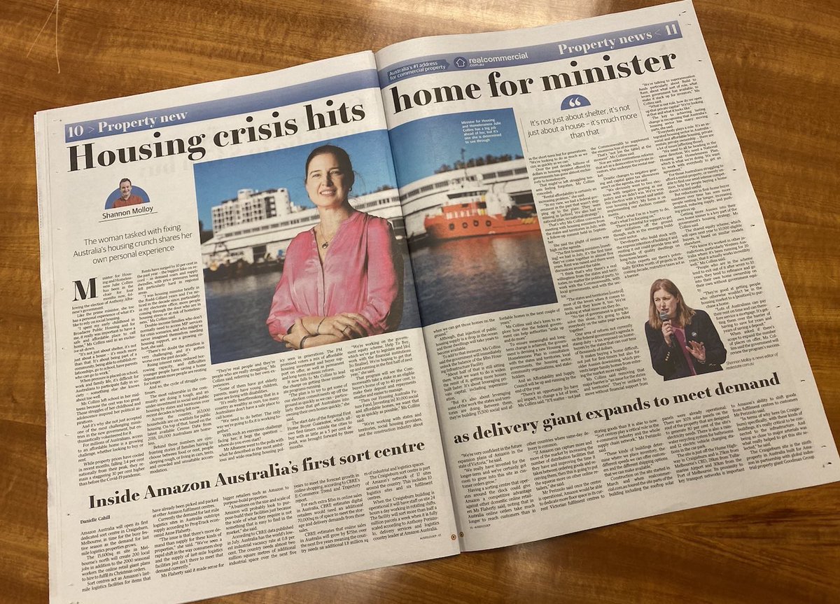 Julie Collins (@juliecollinsmp) on Twitter photo Safe and affordable housing is so much more than a roof over your head - itās the key to community and stability. Thanks to the <a href="/australian/">The Australian</a> for publishing my thoughts on why our ambitious housing agenda is so important. Safe and affordable housing is so much more than a roof over your head - itās the key to community and stability. Thanks to the <a href="/australian/">The Australian</a> for publishing my thoughts on why our ambitious housing agenda is so important.