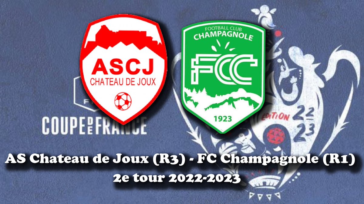 CdFduDoubs's tweet photo. Ils sont passés tout près !! 2e tour 2022-2023 : AS Château de Joux (R3) - FC Champagnole (R1)
https://t.co/HGclS9FqRs

#aschateaudejoux @FCChampagnole https://t.co/rHOJ7utY8h
