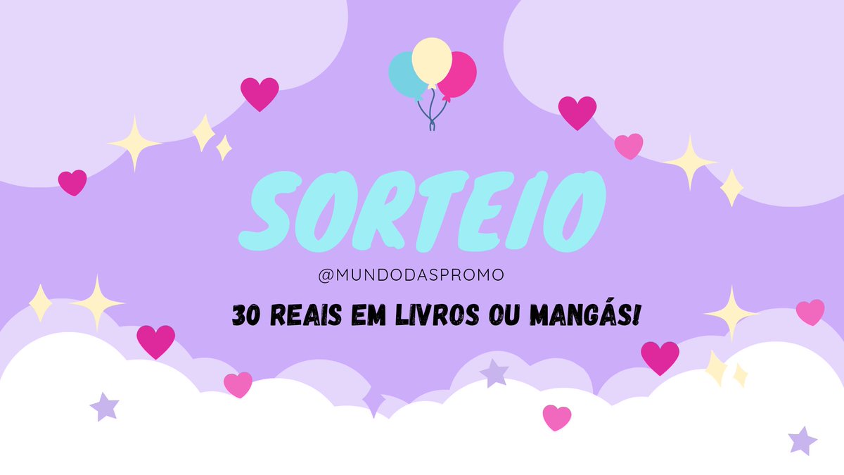 mundodaspromo's tweet image. ✨ SORTEIO ✨

Prêmio: 30 reais em livros ou mangás de sua escolha! 🎁

Regras:
• Seguir @mundodaspromo
• Curtir esse tweet
• RT nesse tweet sem citar
• Marcar dois amigos

Resultado: 30/10/22!
Boa Sorte! 💜